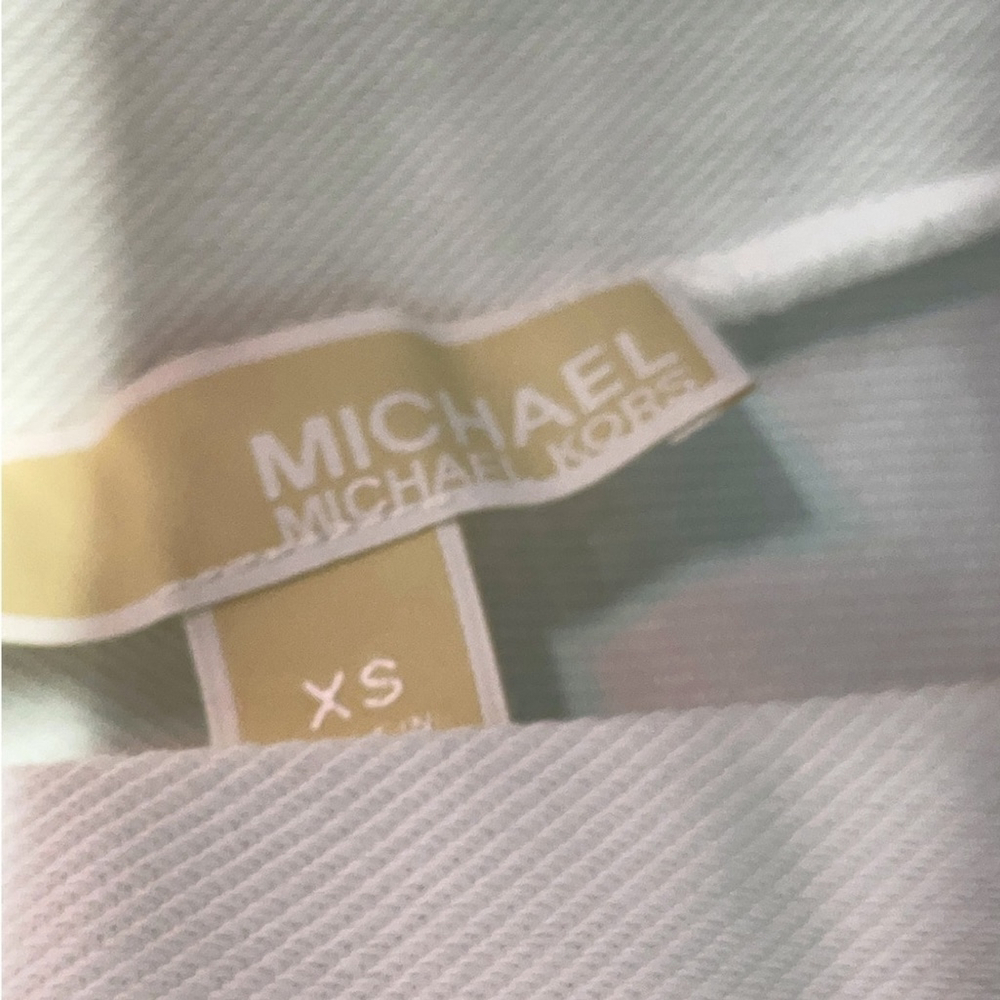 MICHAEL Michael Kors White Wide-Leg Ponte Pants - Picture 6 of 8